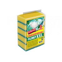 AV Губки для посуды XXL с абразивом 100*70*30мм, 5шт